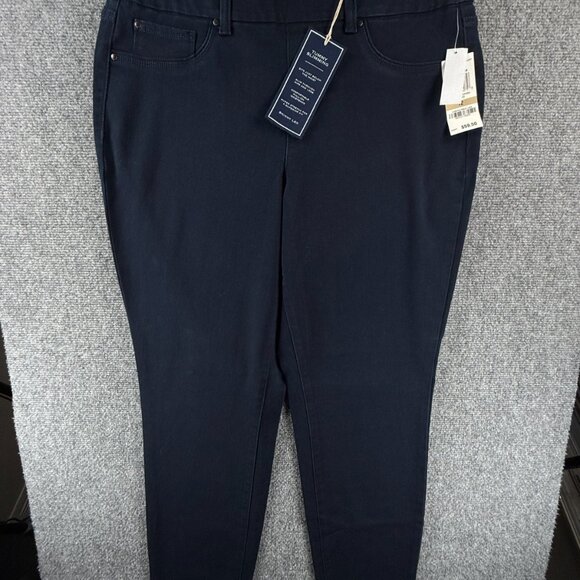 NWT Charter Club Dark Blue Jegging Skinny Leg Size 12 Slim Stretch ACTL 34X30 - Picture 1 of 16